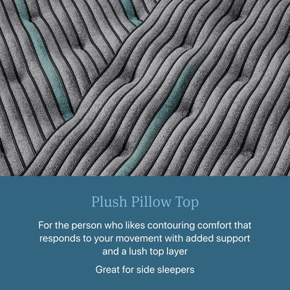 level two plush pillow top