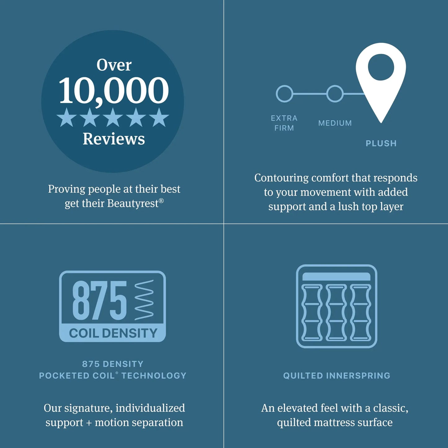 level two plush pillow top