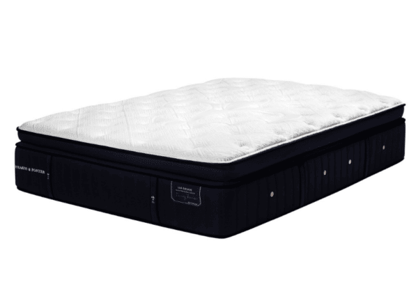 black and white plush mattress