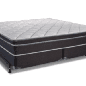 dark grey plush white top mattress
