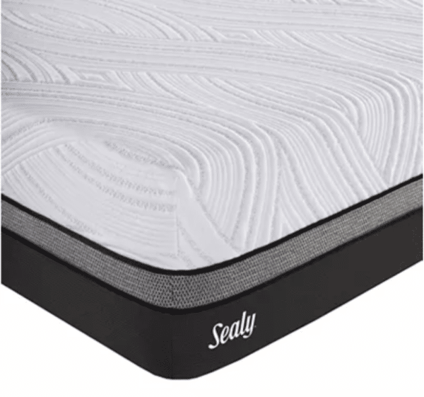 black, grey and white top mattress