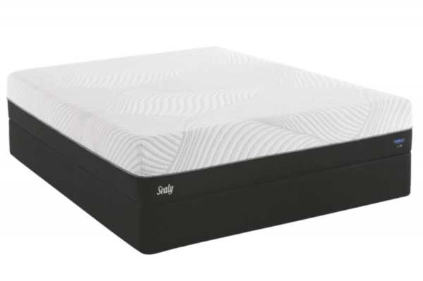black and white low profile mattress