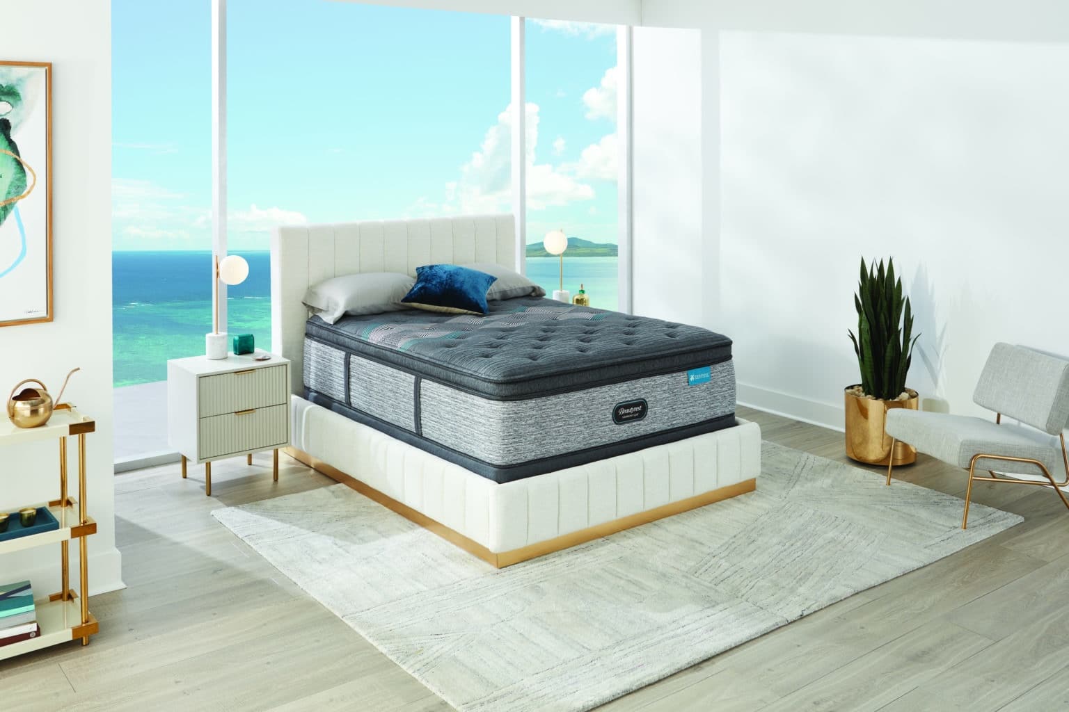 beautyrest marco island plush pillow top mattress set