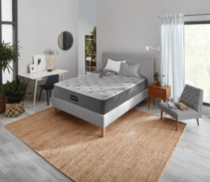 Beautyrest Select Firm-Mattress in a grey room