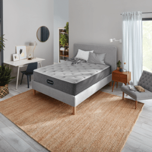 Beautyrest Select Firm-Mattress in a grey room
