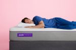 Man sleeping on Purple Premier 3