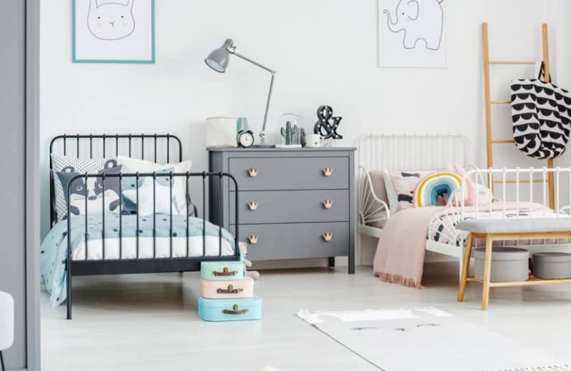 Kids room with 2 beds